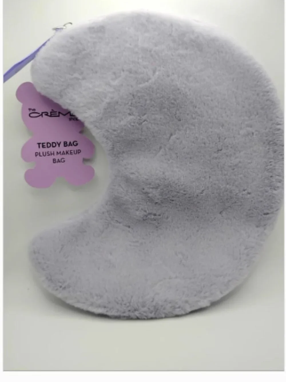 Crème Shop Teddy Plush Makeup Pouch (Over The Moon – Lavender Moon) Limied Ed